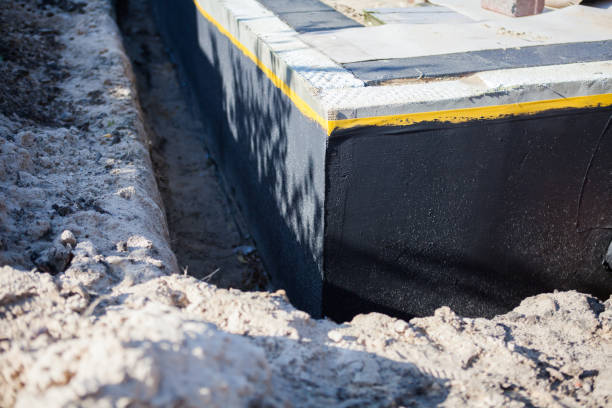 Residential Wet Basement Repair installation at a Hanover, OH home by SJ Waterproofing Pros