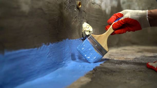 Commercial Wet Basement Repair project at a Hanover, OH business property by SJ Waterproofing Pros